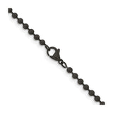 Stainless Steel 3 mm Polished Chain Necklace alternate angle