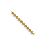 Stainless Steel 3 mm Polished Chain Necklace detail view