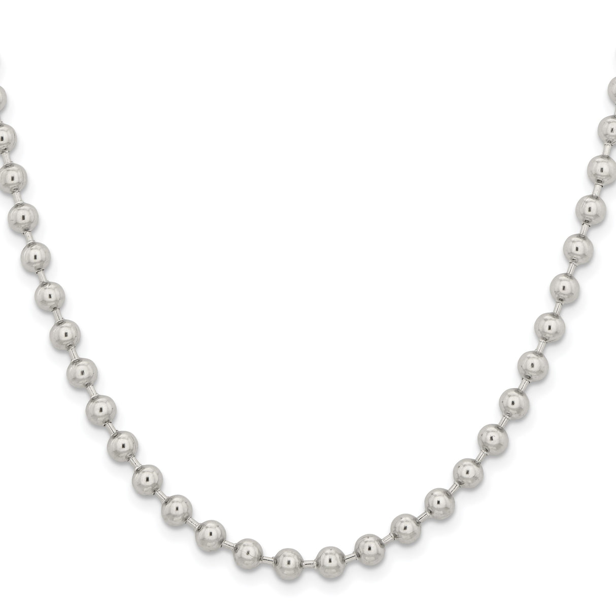 Stainless Steel 5 mm Polished Chain Necklace