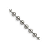 Stainless Steel 5 mm Polished Chain Necklace detail view