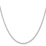 Stainless Steel 2.3 mm Polished Chain Necklace