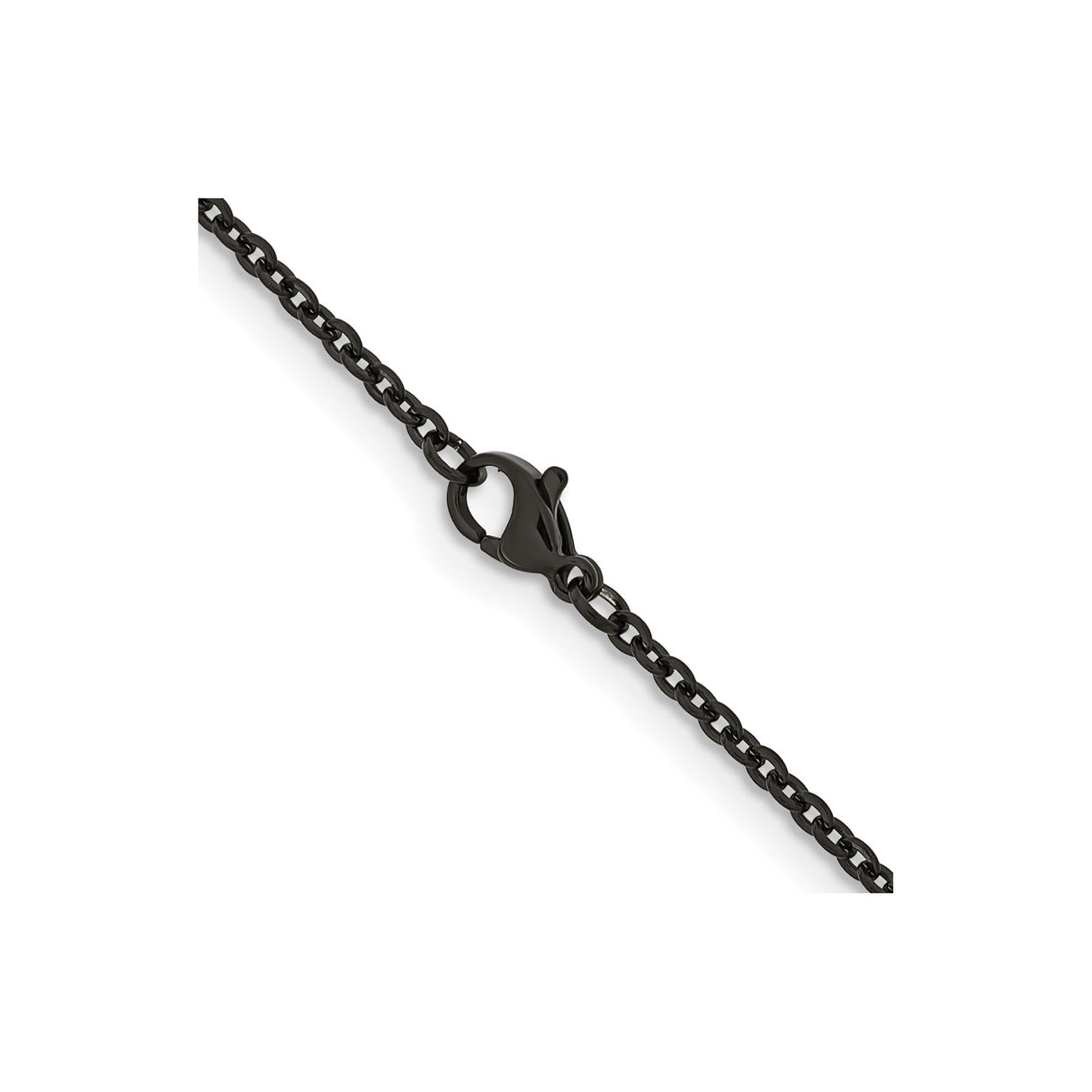 Stainless Steel 2.3 mm Polished Chain Necklace alternate angle
