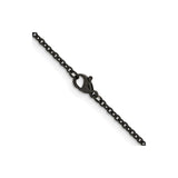 Stainless Steel 2.3 mm Polished Chain Necklace alternate angle