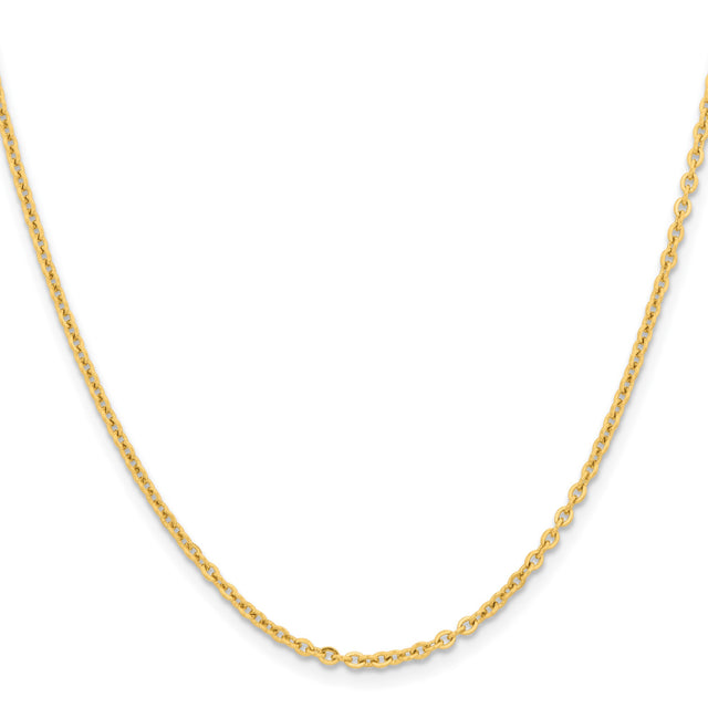 Stainless Steel 2.3 mm Polished Chain Necklace