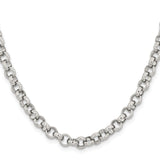 Stainless Steel 6 mm Polished Chain Necklace
