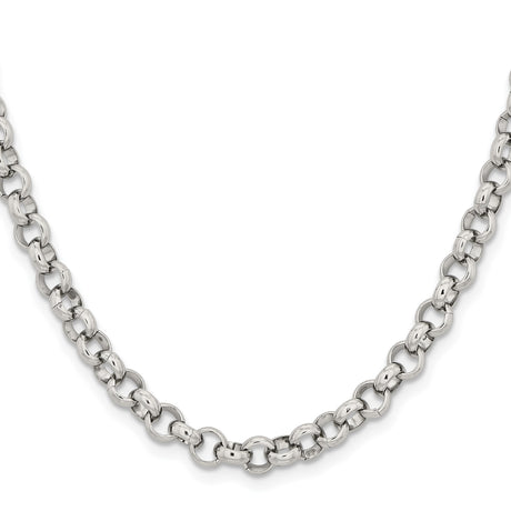 Stainless Steel 6 mm Polished Chain Necklace