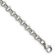 Stainless Steel 6 mm Polished Chain Bracelet
