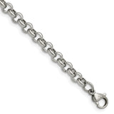 Stainless Steel 6 mm Polished Chain Bracelet