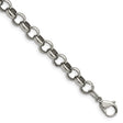 Stainless Steel 8 mm Polished Chain Bracelet