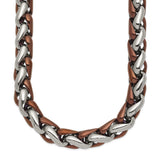 Stainless Steel Open link Chain Necklace, 10.78 mm