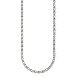 Stainless Steel 3.75 mm Polished Chain Necklace, Solid