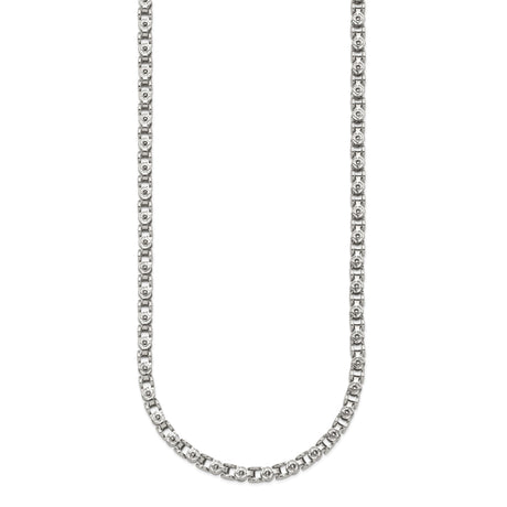 Stainless Steel 3.75 mm Polished Chain Necklace, Solid