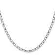 Stainless Steel 3.3 mm Polished Chain Necklace, Solid