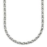 Stainless Steel Open link Chain Necklace, 3.15 mm