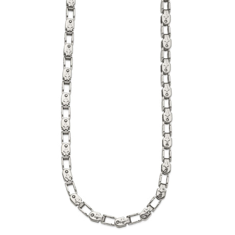 Stainless Steel 5.5 mm Polished Chain Necklace, Solid