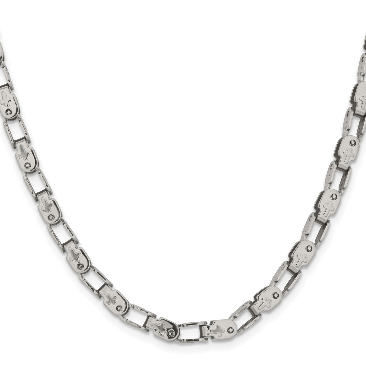 Stainless Steel 5.5 mm Polished Chain Necklace, Solid alternate angle
