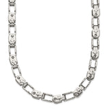 Stainless Steel Open link Chain Necklace, 5.5 mm