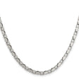 Stainless Steel 3.5 mm Polished Chain Necklace, Solid