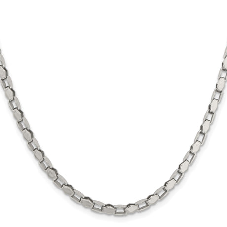 Stainless Steel 3.5 mm Polished Chain Necklace, Solid