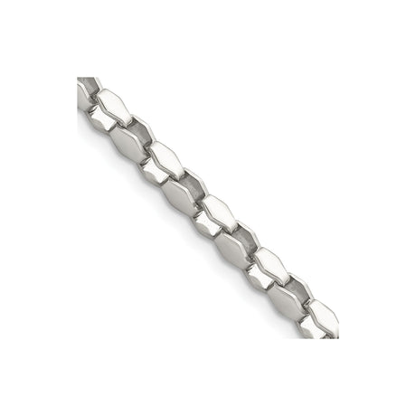 Stainless Steel Open link Chain Necklace, 3.5 mm