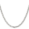 Stainless Steel 3.4 mm Polished Chain Necklace, Solid