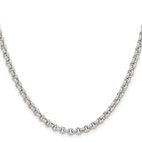 Stainless Steel 3.9 mm Polished Chain Necklace