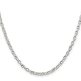 Stainless Steel 3.2 mm Polished Chain Necklace