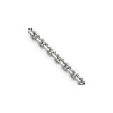 Stainless Steel 4.3 mm Polished Chain Necklace detail view