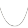 Stainless Steel 1.5 mm Box Chain Necklace, Polished