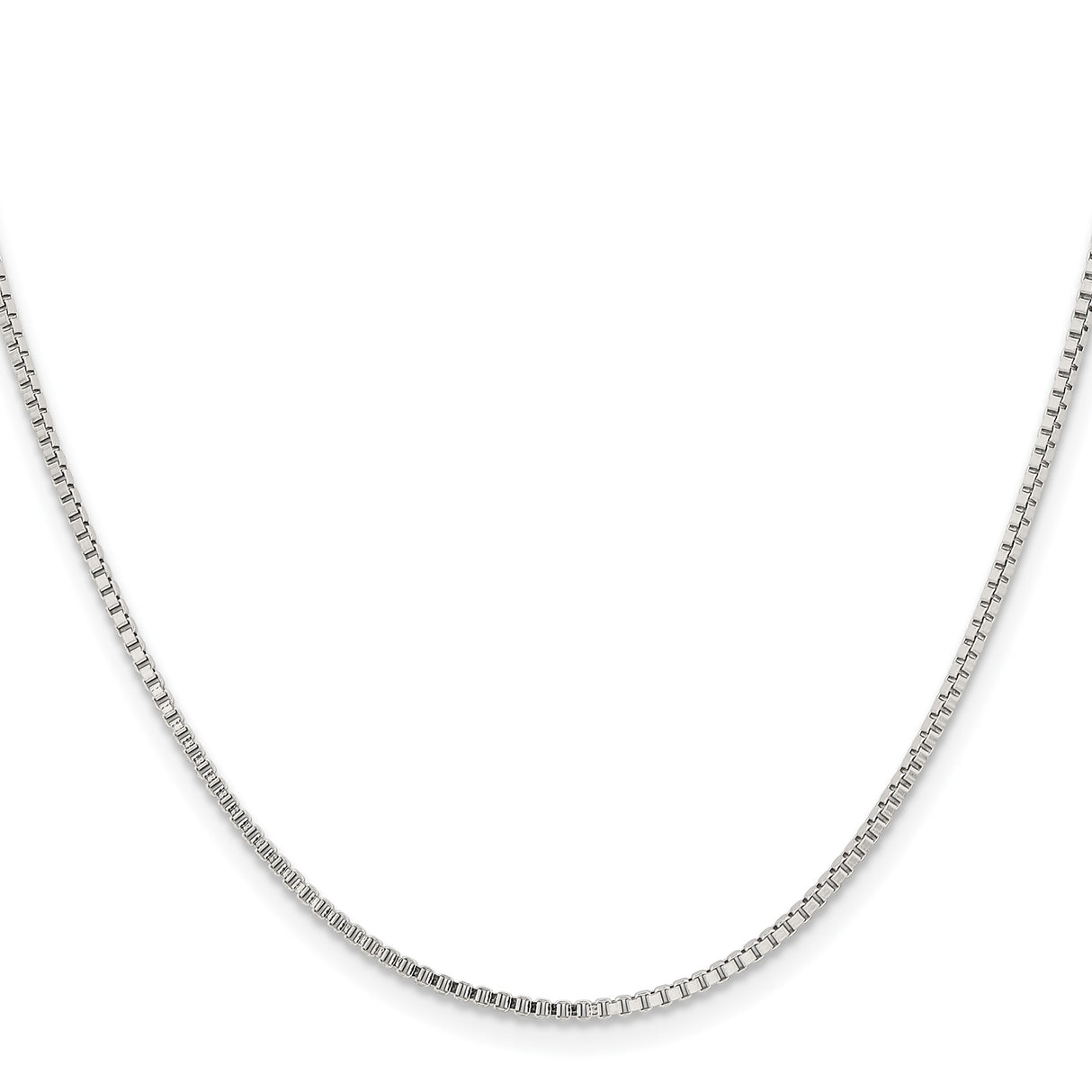 Stainless Steel 1.5 mm Box Chain Necklace, Polished