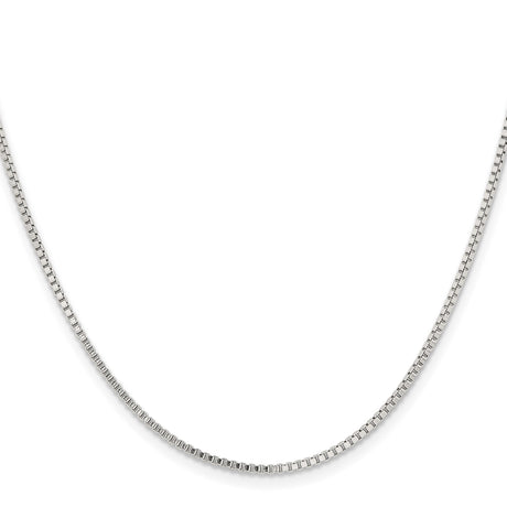 Stainless Steel 1.5 mm Box Chain Necklace, Polished