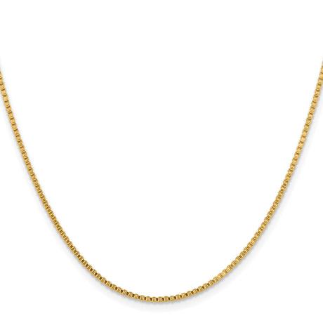 Stainless Steel 1.5 mm Box Chain Necklace, Polished