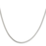 Stainless Steel 2 mm Box Chain Necklace, Polished