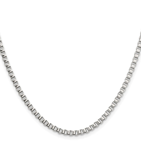 Stainless Steel 3.2 mm Box Chain Necklace, Polished