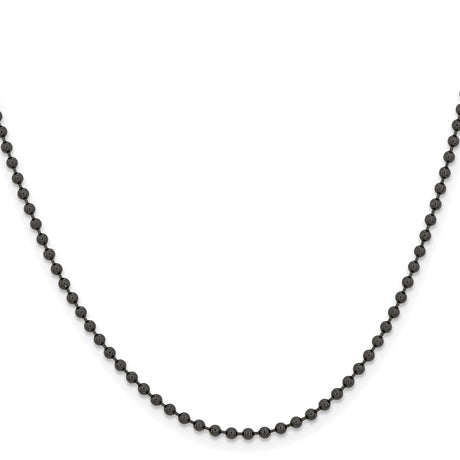 Stainless Steel 2.4 mm Polished Chain Necklace