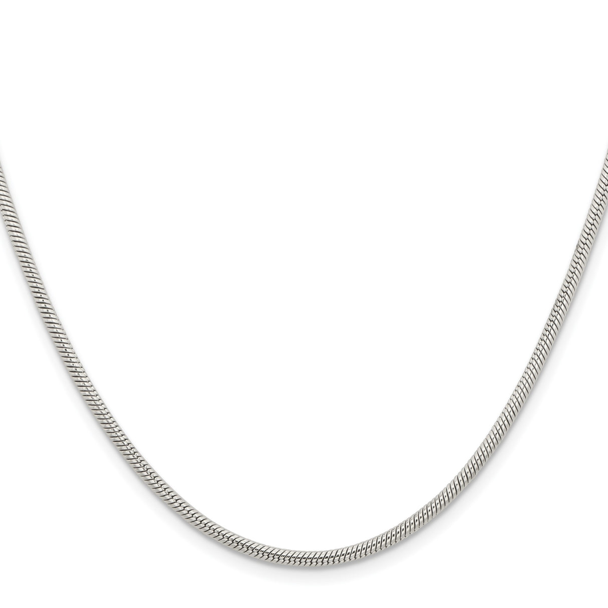 Stainless Steel 2.4 mm Polished Chain Necklace