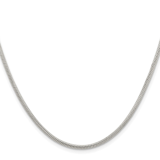 Stainless Steel 2.4 mm Polished Chain Necklace