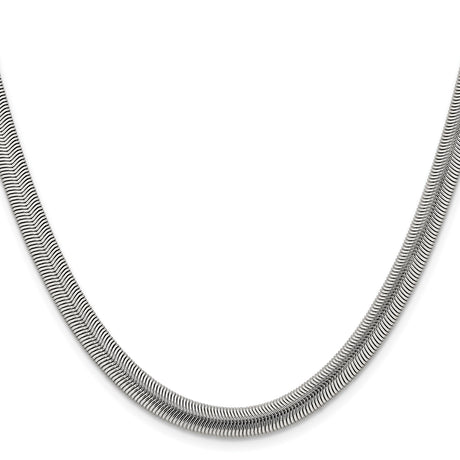 Stainless Steel 6.2 mm Polished Chain Necklace