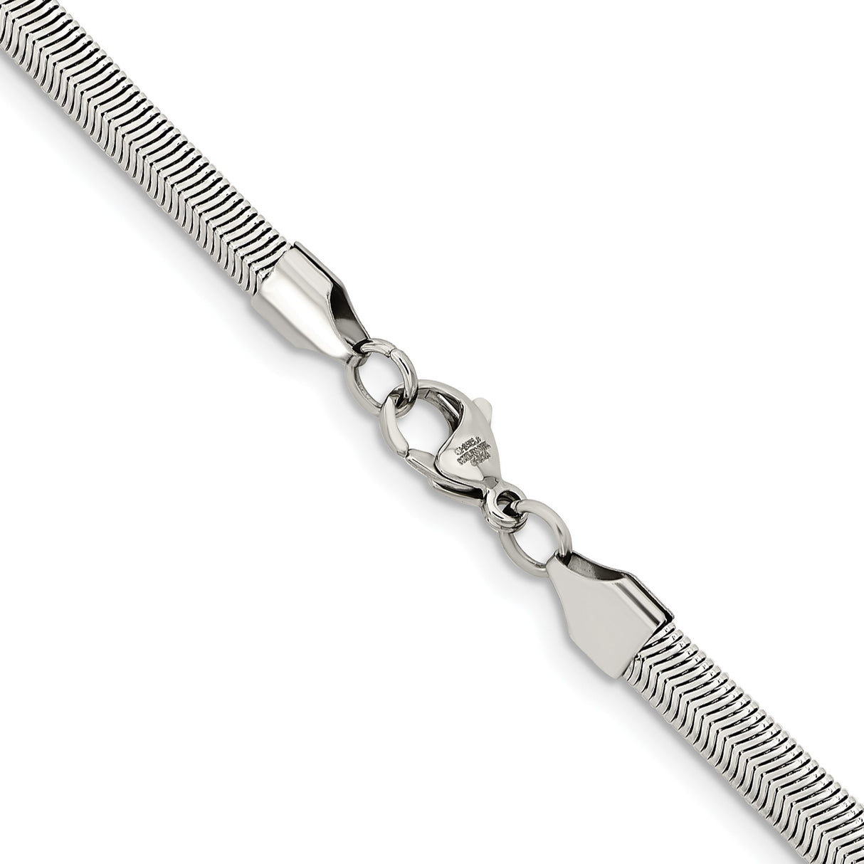 Stainless Steel 6.2 mm Polished Chain Necklace alternate angle