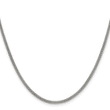 Stainless Steel 2.5 mm Polished Chain Necklace
