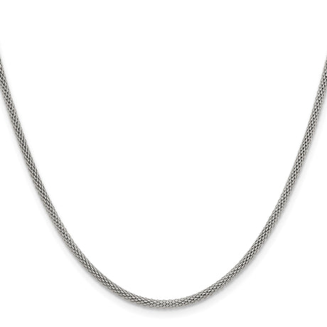 Stainless Steel 2.5 mm Polished Chain Necklace