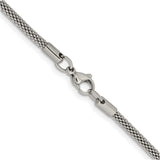 Stainless Steel 3.2 mm Polished Chain Necklace alternate angle