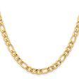 Stainless Steel 6.3 mm Figaro Chain Necklace, Polished