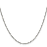 Stainless Steel 2.25 mm Curb Chain Necklace, Polished
