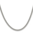 Stainless Steel 4 mm Curb Chain Necklace, Polished