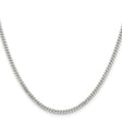 Stainless Steel 3 mm Curb Chain Necklace, Polished