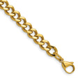 Stainless Steel 7.5 mm Curb Chain Bracelet, Polished