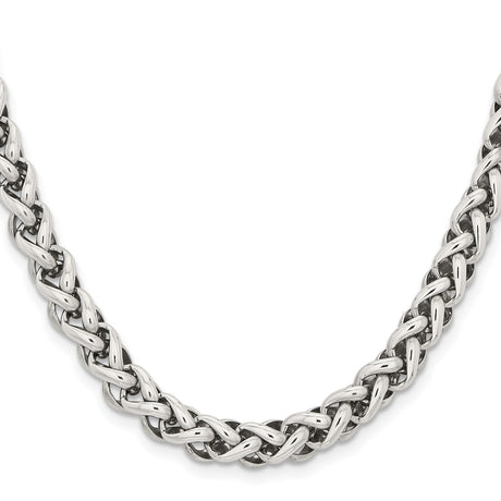 Stainless Steel 6 mm Polished Chain Necklace