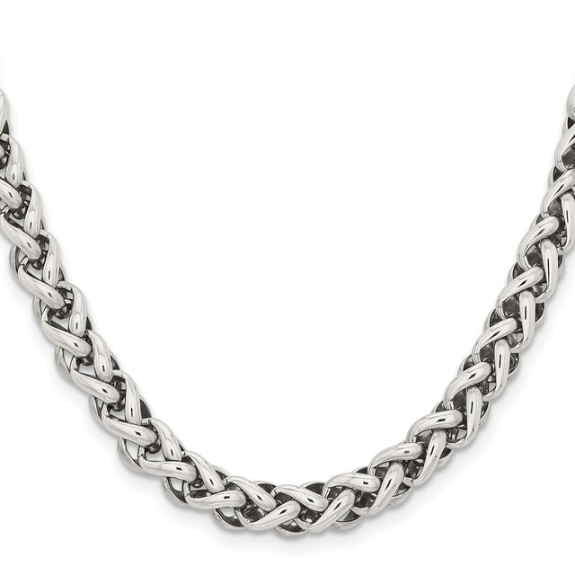 Stainless Steel 6 mm Polished Chain Necklace