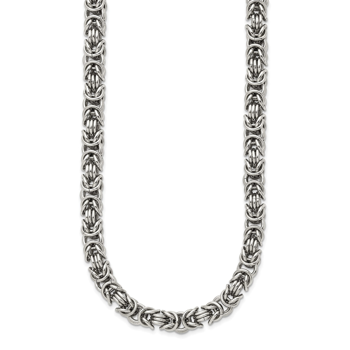 Stainless Steel 7 mm Polished Chain Necklace